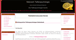 Desktop Screenshot of netzwerk-tiefenpsychologie.de